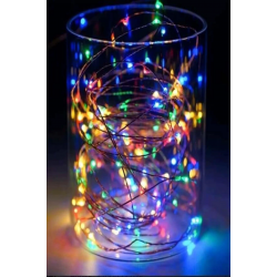 Mey İthalat®  Pilli Dekoratif Peri Led Işık 3 Metre (RGB) Gaming Aydınlatma