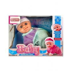 Mey İthalat® PİLLİ EMEKLEYEN SESLİ BEBEK