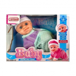 Mey İthalat® PİLLİ EMEKLEYEN SESLİ BEBEK