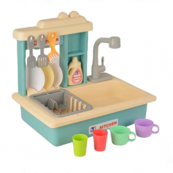 Mey İthalat®  Pilli İnteraktif Lavabo Seti Turkuaz