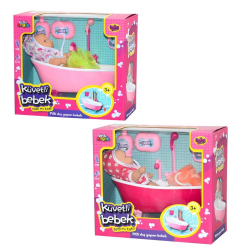 Mey İthalat® Pilli Sesli Oyuncak Küvet Banyo Yapan Et Bebek 1 Adet Fiyatıdır