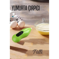 Mey İthalat® Pilli Yumurta Çırpıcı Mini Pilli Mixer Çırpıcı 721588