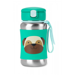 Mey İthalat® Pipetli Paslanmaz Çelik Suluk 350 ml