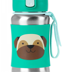 Mey İthalat® Pipetli Paslanmaz Çelik Suluk 350 ml