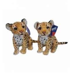 Mey İthalat® PL50134 25 CM OTURAN KÜÇÜK KAHVERENGİ LEOPAR-HLY