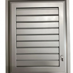 Mey İthalat® Plastik Menfez 45X55 Gümüş Banyo WC Havalandırma