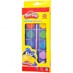 Mey İthalat®  Play-Doh Sulu Boya 28 MM Büyük Boy 12 Renk