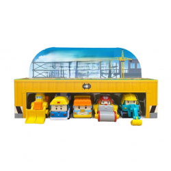 Mey İthalat® Poli Mini İnşaat Araçları 5'li Set