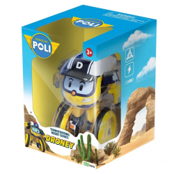 Mey İthalat®  POLI MRT-0656 Robocar Transforming Robot Figür Droney -Necotoys