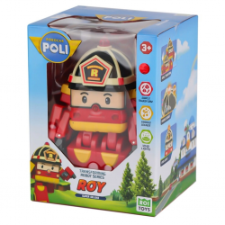 Mey İthalat® POLI MRT-686 Sesli ve Işıklı Robocar Poli Büyük Transforming Robot Roy -Necotoys