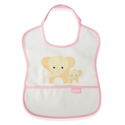 Mey İthalat® Poli Muşamba Küçük Mama Önlüğü 030 Pembe