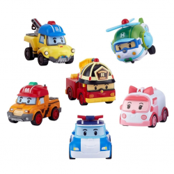 Mey İthalat® POLI ZR-914 Robocar Poli Gogo Rescue Deluxe 6 Lı Set -