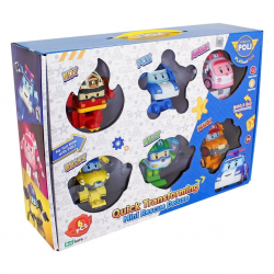 Mey İthalat®  POLI ZR-915 Robocar Poli Quick Transforming Mini Rescue Deluxe Set