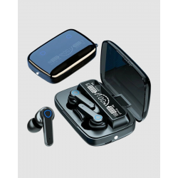 Mey İthalat® Powerbank’lı M19 Bluetooth Kulaklık – Oyun İçin Düşük Gecikme, Uzun Kullanım ve Şarj Desteği