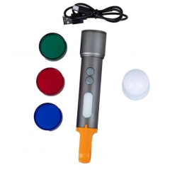 Mey İthalat® Powerdeks PD-3900 Çok Fonksiyonlu Zoomlu Şarjlı El Feneri