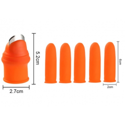 Mey İthalat® Pratik Baş Parmak Sebze Kesme Ayıklayıcı Erkek L Set