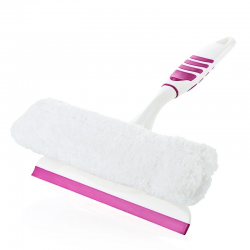Mey İthalat®  Pratik Kolay Mikrofiber Peluşlu Camsil Cam Silme Aleti Aparatı