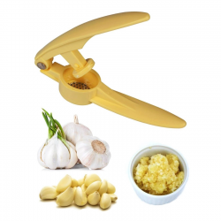 Mey İthalat®  Pratik Kolay Yıkanabilir Sarımsak Ezme Aparatı Sarımsak Ezici Pres