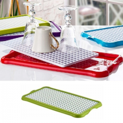 Mey İthalat® Pratik Lavabo Tezgah Üstü Bulaşık Kurutmalığı Süzmatik 22x40 cm