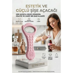 Mey İthalat® Pratik Şişe Açacağı | Ergonomik Barmen Tipi Sağlam Gazoz ve İçecek Açacağı 723196