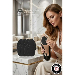 Mey İthalat® Premium Kauçuk Ayakkabı Kaydırmazı - Lüks Topuklu Koruyucu & Sessiz Adım Pedi 10 ÇİFT