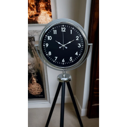 Mey İthalat® Prestige Krom Tripod Ayaklı Saat