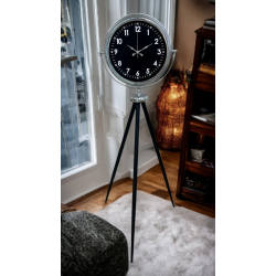 Mey İthalat® Prestige Krom Tripod Ayaklı Saat