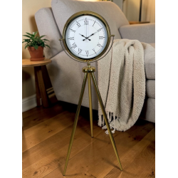 Mey İthalat® Prestige Roma Gold Tripod Ayaklı Saat