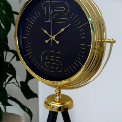 Mey İthalat® Prime Gold Şık Tripod Ayaklı Saat