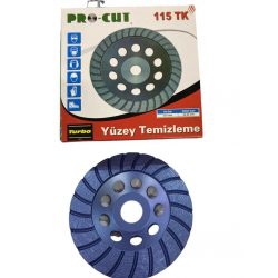 Mey İthalat® Procut 51185 Turbo Serisi Yüzey Temizleme 115 mm