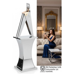 Mey İthalat® Profesyonel 304 Çelik Akrilik Tırnak Makası - Kusursuz Kesim U Tip Manikür Tip Cutter