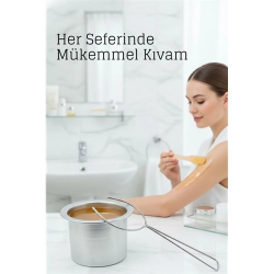 Mey İthalat® Profesyonel Alüminyum Ağda Cezvesi – Tüm Ağda Makineleriyle Uyumlu, Isıya Dayanıklı 719705