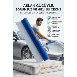 Mey İthalat® Profesyonel Araç Ykama Sonrası Su Çekme Aparatı | İz Bırakmaz Silikon Araç Kurulama Çekpası 723079