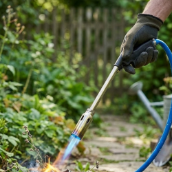 Mey İthalat® Profesyonel Gazlı Pürmüz Alev Tabancası Hortumlu LPG Yakıcı Ateş Başlatma ve Tamir Aleti