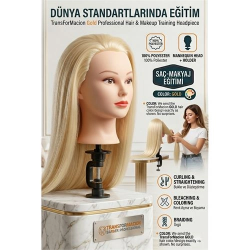 Mey İthalat® Profesyonel Kuaför Saç Makyaj Eğitim Başlığı 718093