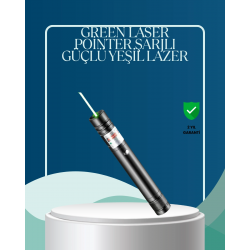 Mey İthalat® Profesyonel Kullanım İçin 5000mW Yeşil Lazer İşaretleyici