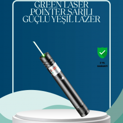 Mey İthalat® Profesyonel Kullanım İçin 5000mW Yeşil Lazer İşaretleyici