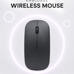 Mey İthalat® Profesyonel Mouse Wireless  Faresi Bluetooth Bağlantılı