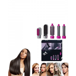 Mey İthalat® Profesyonel Saç Şekillendirici 5 Fonksiyonlu Fön Düzleştirme ve Dalga Yapma Seti