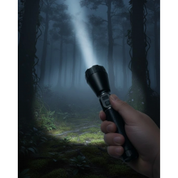 Mey İthalat® Profesyonel Şarjlı El Feneri Yüksek Parlaklık 9000mAh Bataryalı Set