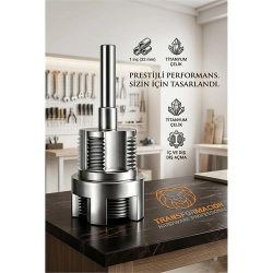 Mey İthalat® Profesyonel Titanyum PPRC PVC Boru Diş Açma Aparatı – 1" (32 mm) Boru Raybası | Mükemmel Kalibrasyon Anahtarı 723010