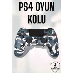 Mey İthalat® PS4 Oyun Kolu Kamuflaj Desenli Joystick