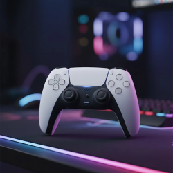 Mey İthalat® PS5 Uyumlu Kablosuz Oyun Kolu Sessiz Tuşlar ve Güçlü Performans