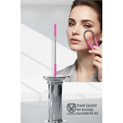 Mey İthalat® Pürüzsüzlük Sanatı: Profesyonel Çelik Yaylı Yüz Epilatörü – Pratik ve Kusursuz Cilt Bakımı