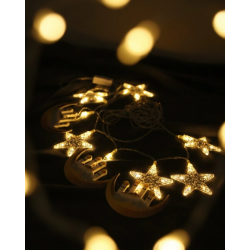 Mey İthalat® Ramazan Hilal ve Yıldız LED Işık 3 Metre Enerji Tasarruflu A++