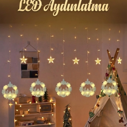 Mey İthalat® Ramazan Perde LED Işık 3 Metre