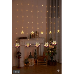 Mey İthalat® Ramazan Perde LED Işık 3 Metre