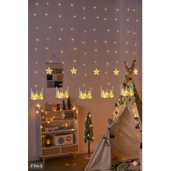 Mey İthalat® Ramazan Perde LED Işık 3 Metre