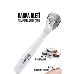 Mey İthalat® Raspa Aleti 30 Jilet Yedekli Solingen Profesyonel 718813