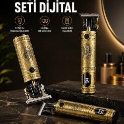 Mey İthalat® RD 378 Çizik Tıraş Makinesi Seti Dijital